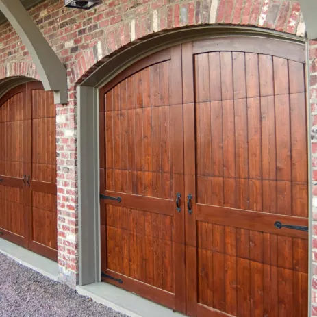 Custom Wood Garage Service Installation Tab